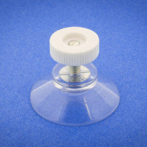 Zuignap 30mm met schroefdraad M4x10mm en witte moer